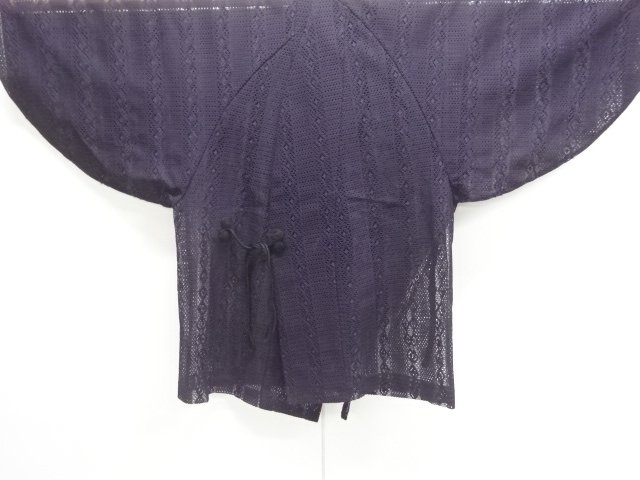 JAPANESE KIMONO / ANTIQUE COAT / TAISHO ROMAN STYLE / LACE / RHOMBUS FLOWER